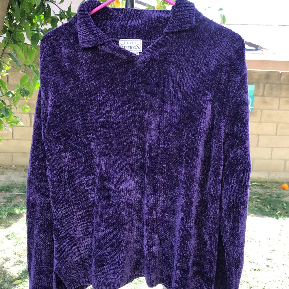 Purple sweater XL